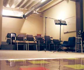 Theatre 2 is also known as "The Middle Room." Well, because it is in the middle of our space!
